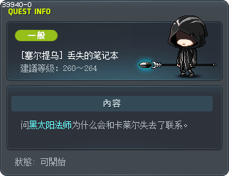 [塞尔提乌] 丢失的笔记本 Tooltip