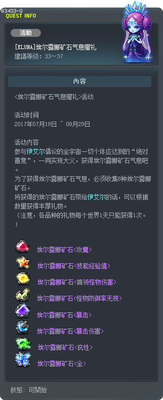 [ELUNA]埃尔露娜矿石气息赠礼 Tooltip