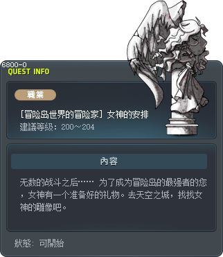 女神的安排 Tooltip