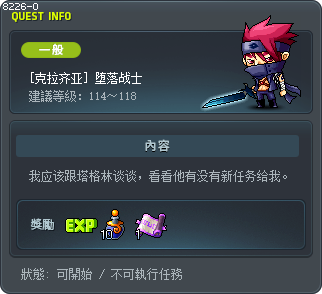 [克拉齐亚] 堕落战士 Tooltip