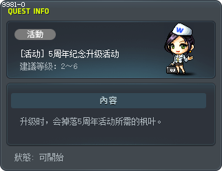 4 Year Anniversary Level Up event Tooltip