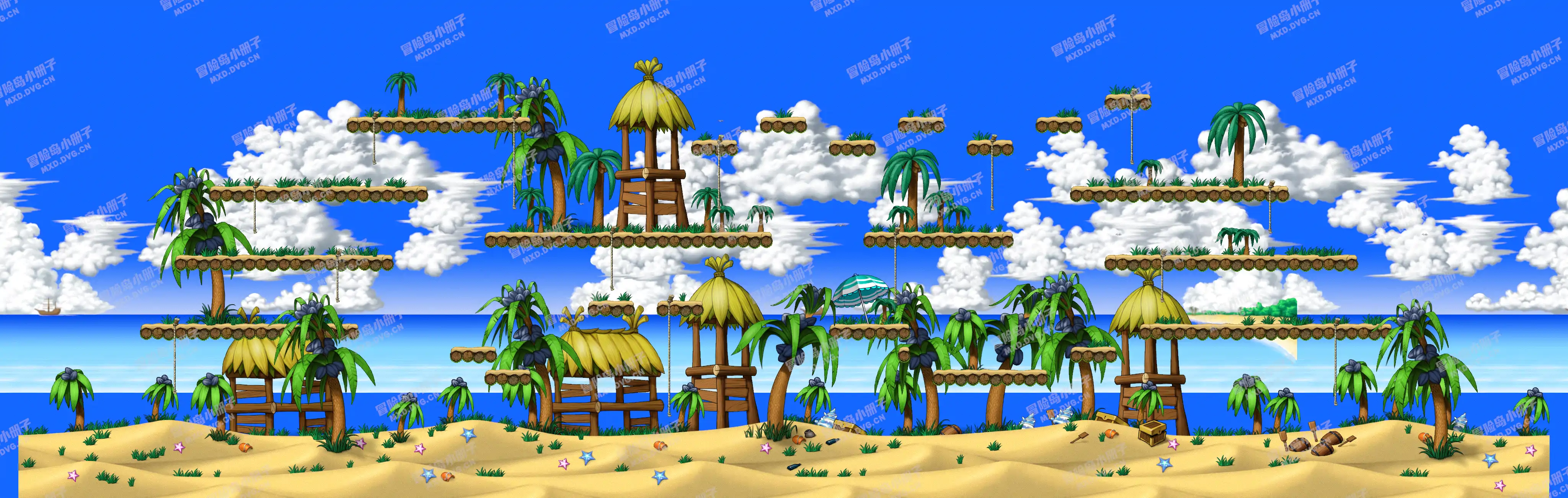 海边瓜棚