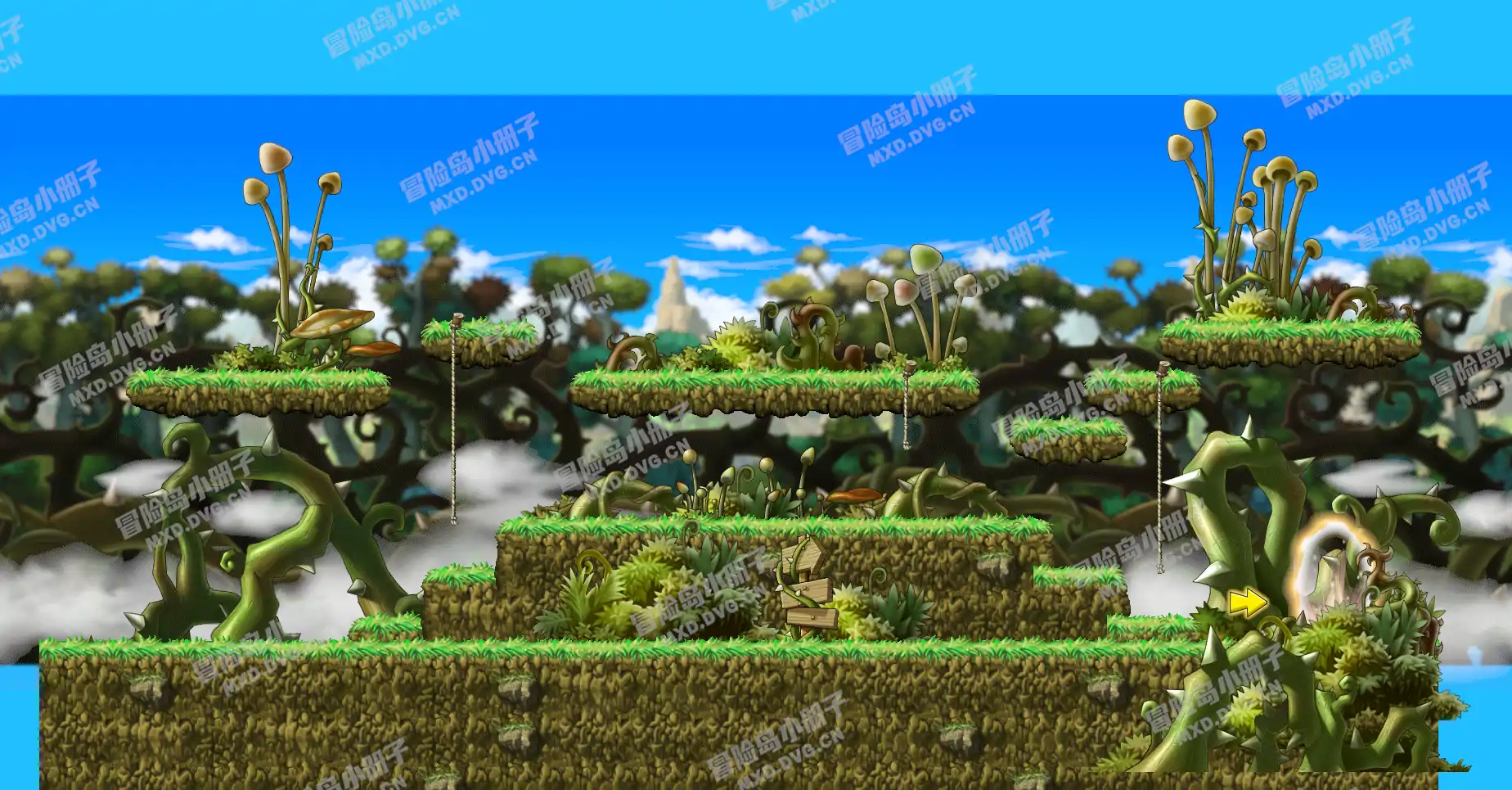Deep Inside Mushroom Forest
