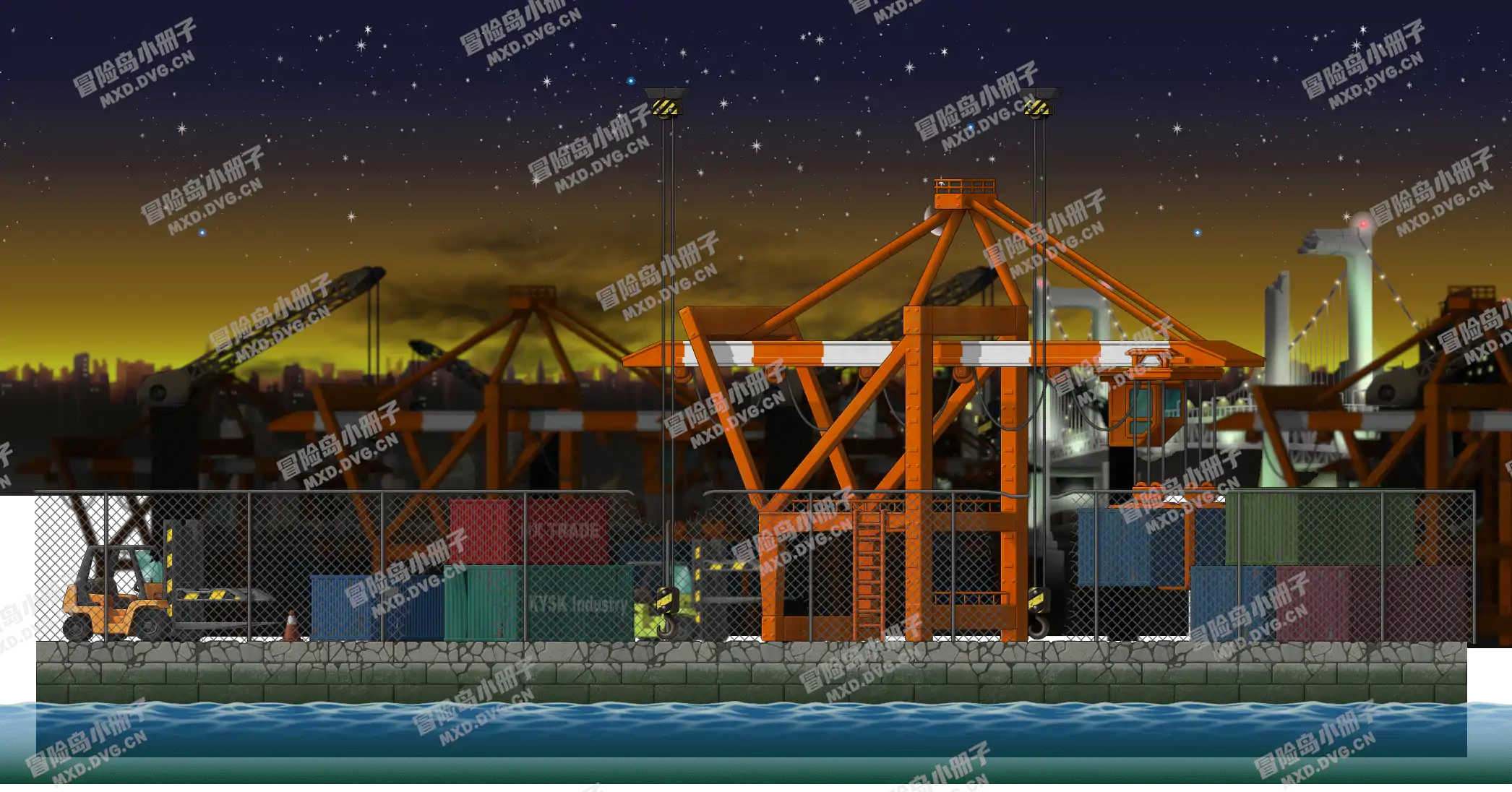 <Year 2099> Midnight Harbor Loading Dock