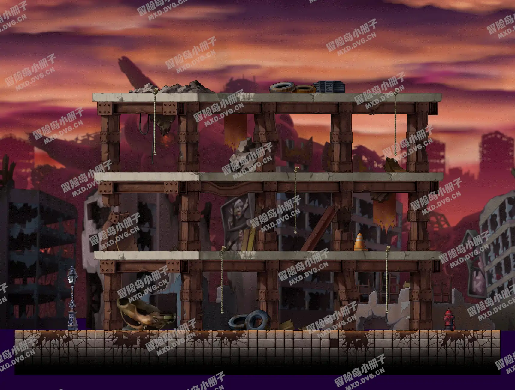 <Year 2216> Ruined City Center