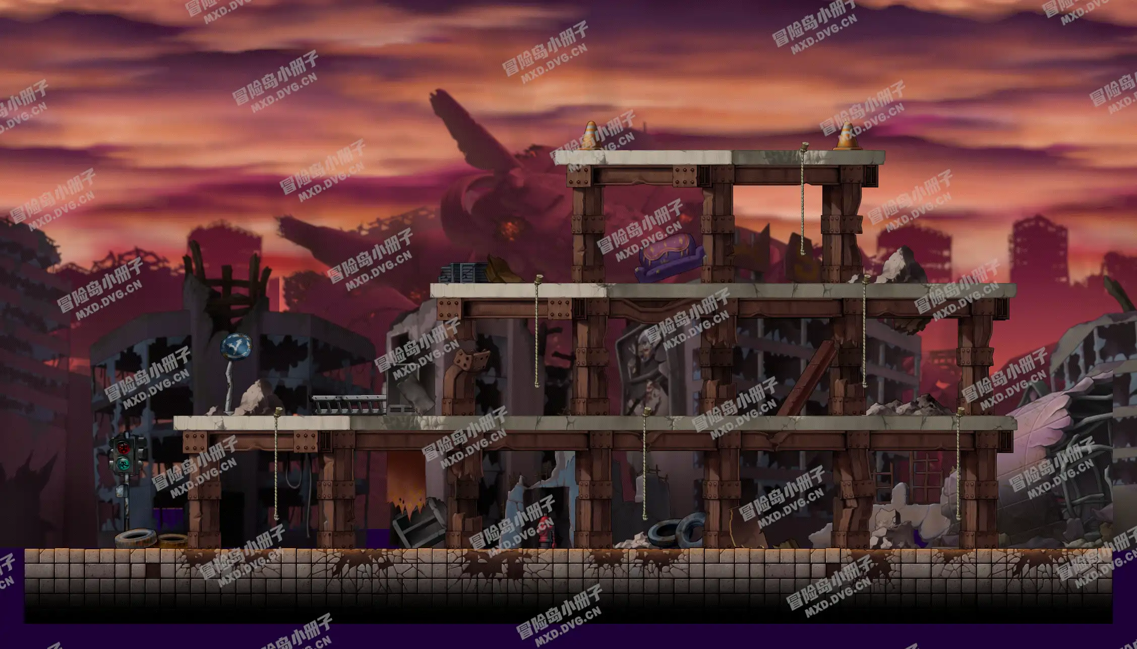 <Year 2216> Ruined City Construction Site