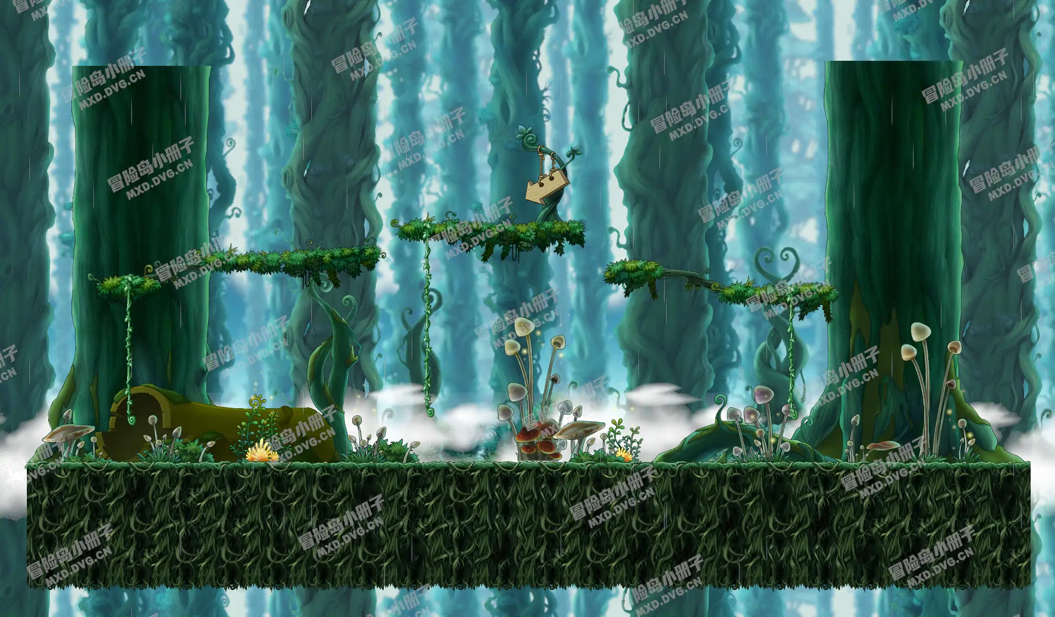 Souther Region of Mossy Tree Forest 1