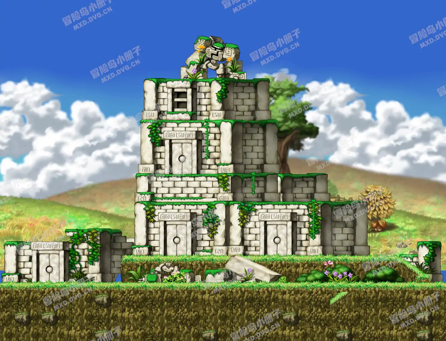 The Entrance of Golem's Temple