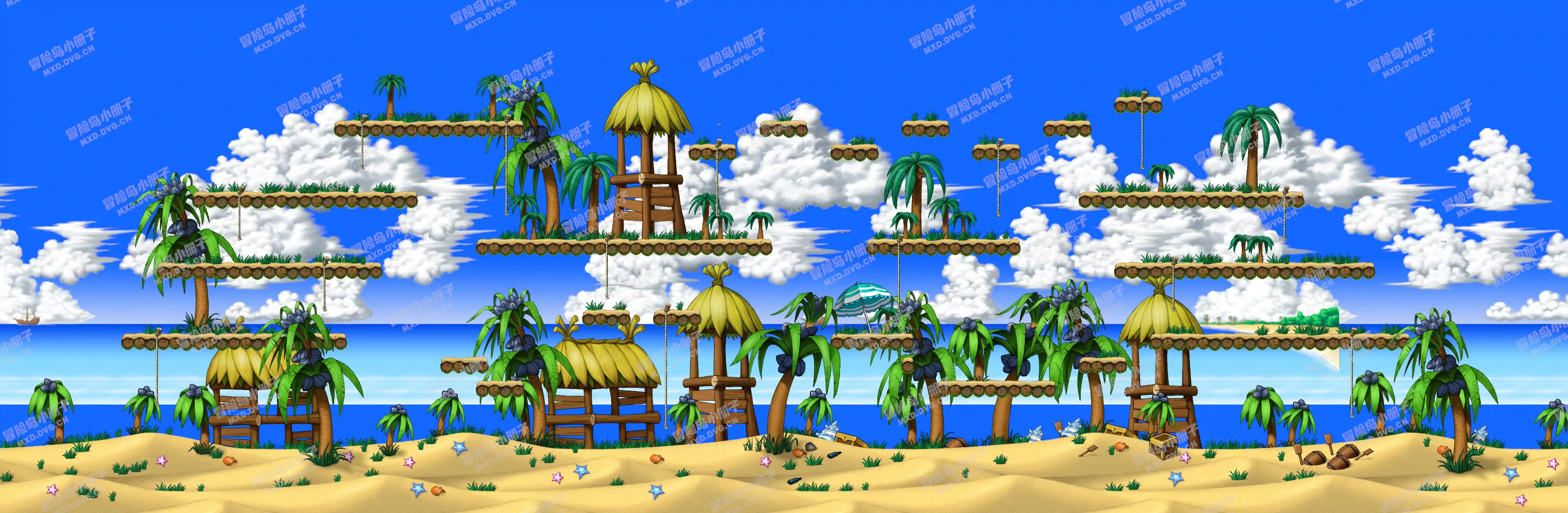 A Look-Out Shed Around the Beach