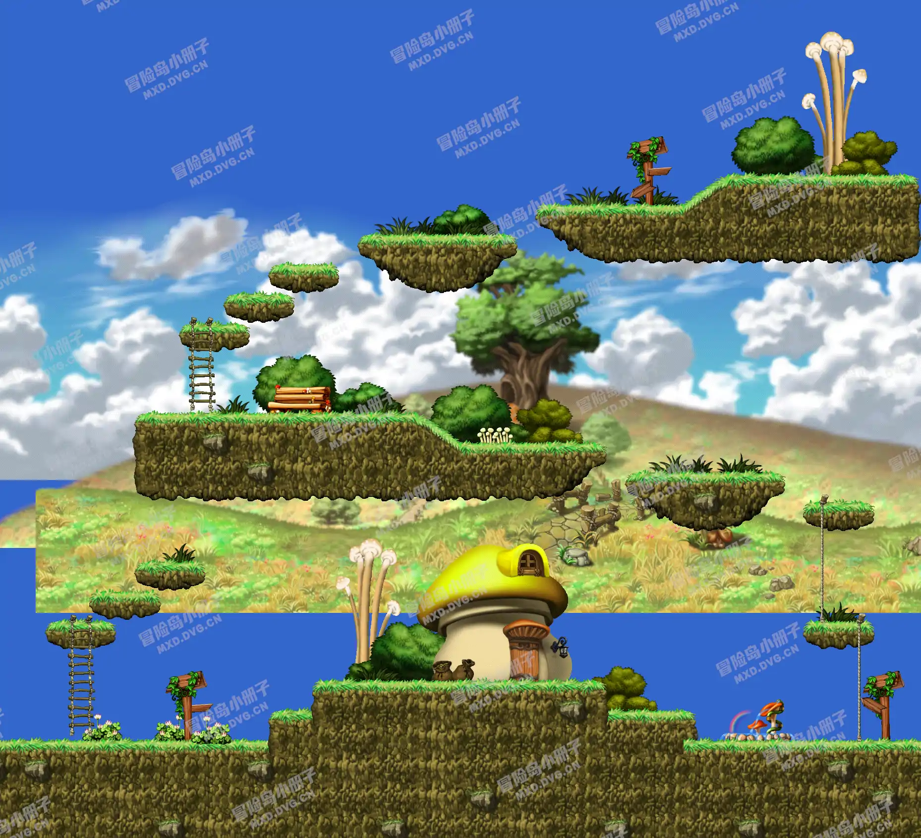East Entrance to Mushroom Town