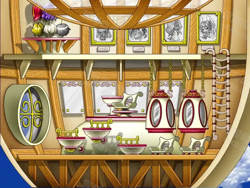 天空之城美发店