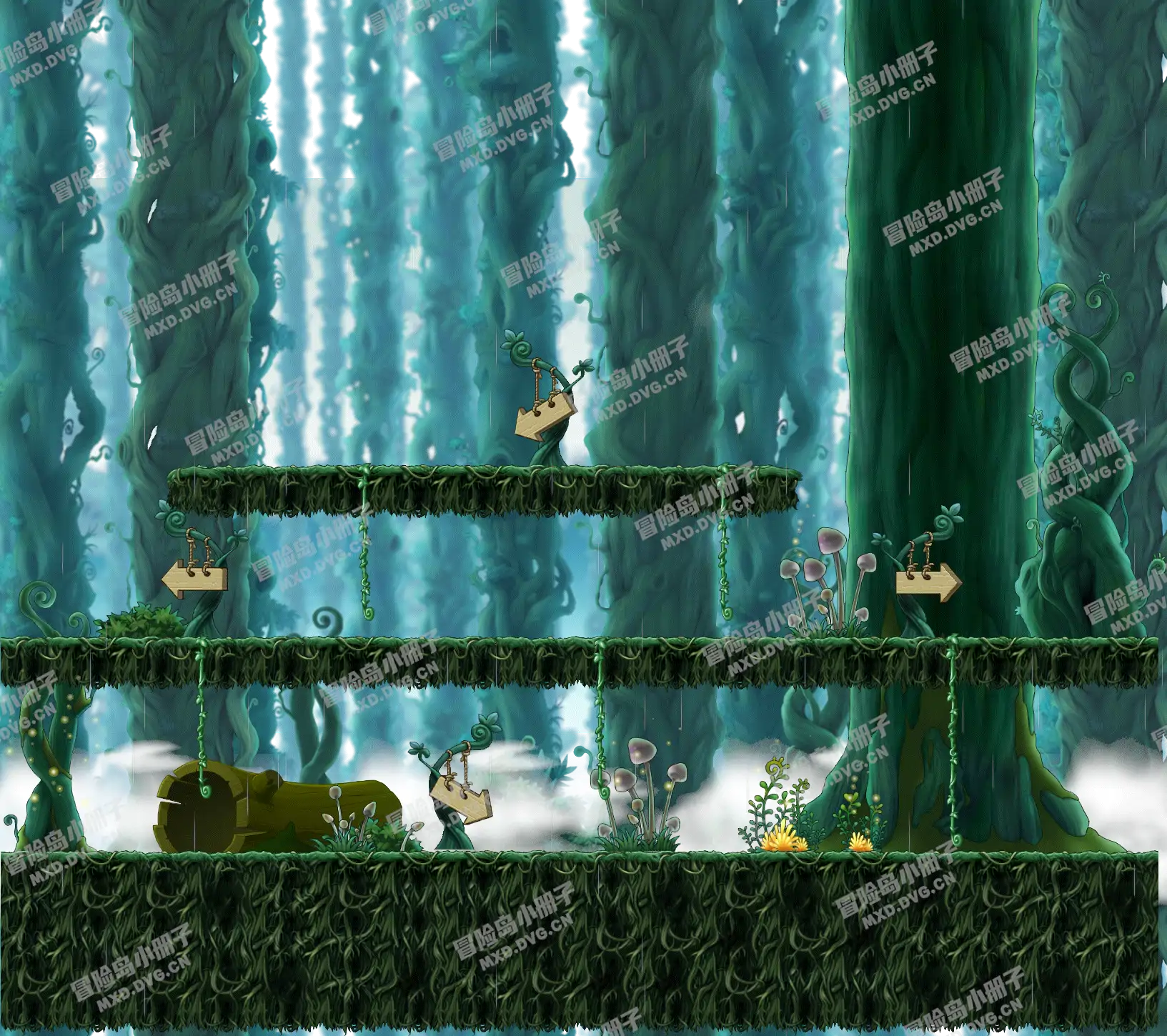 苔藓树丛