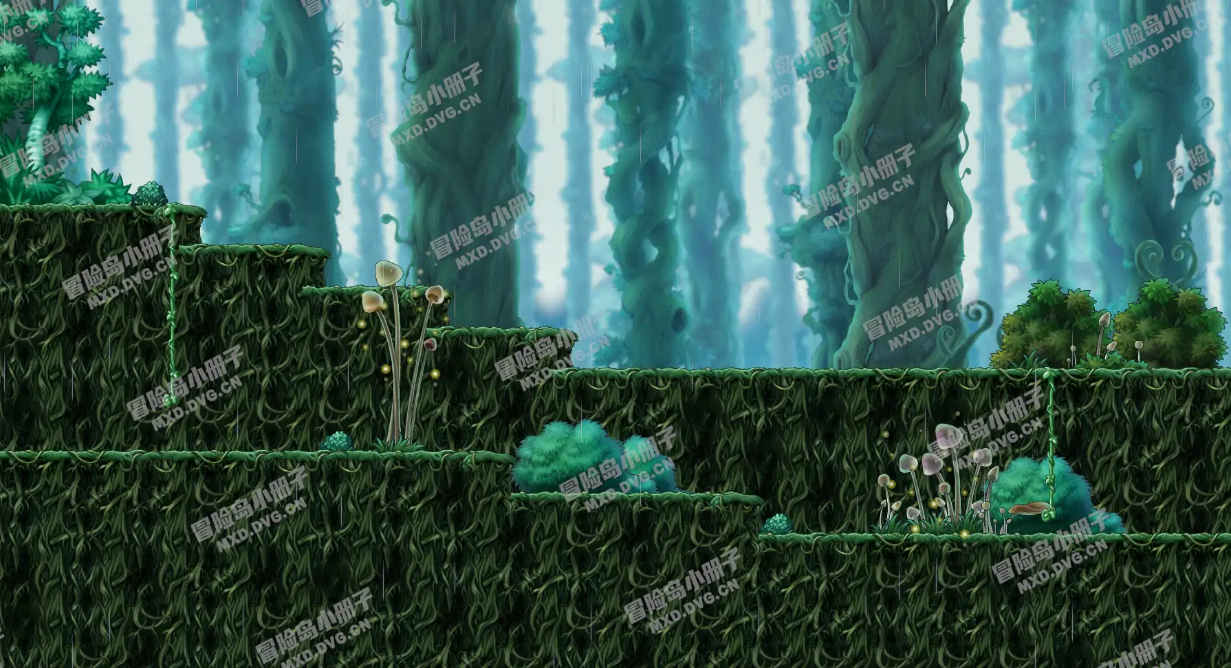 蘑菇山丘半山腰