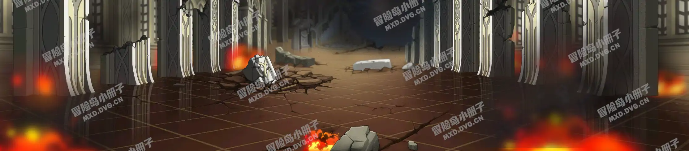 残破的王宫主厅