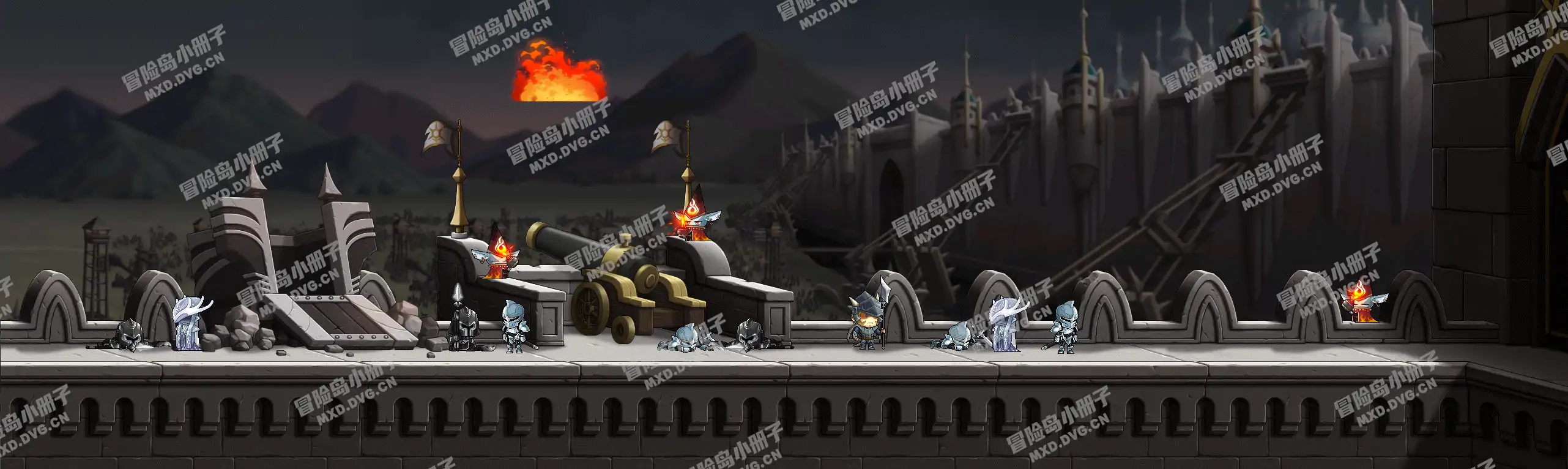 Western City Ramparts Entrance in Battle