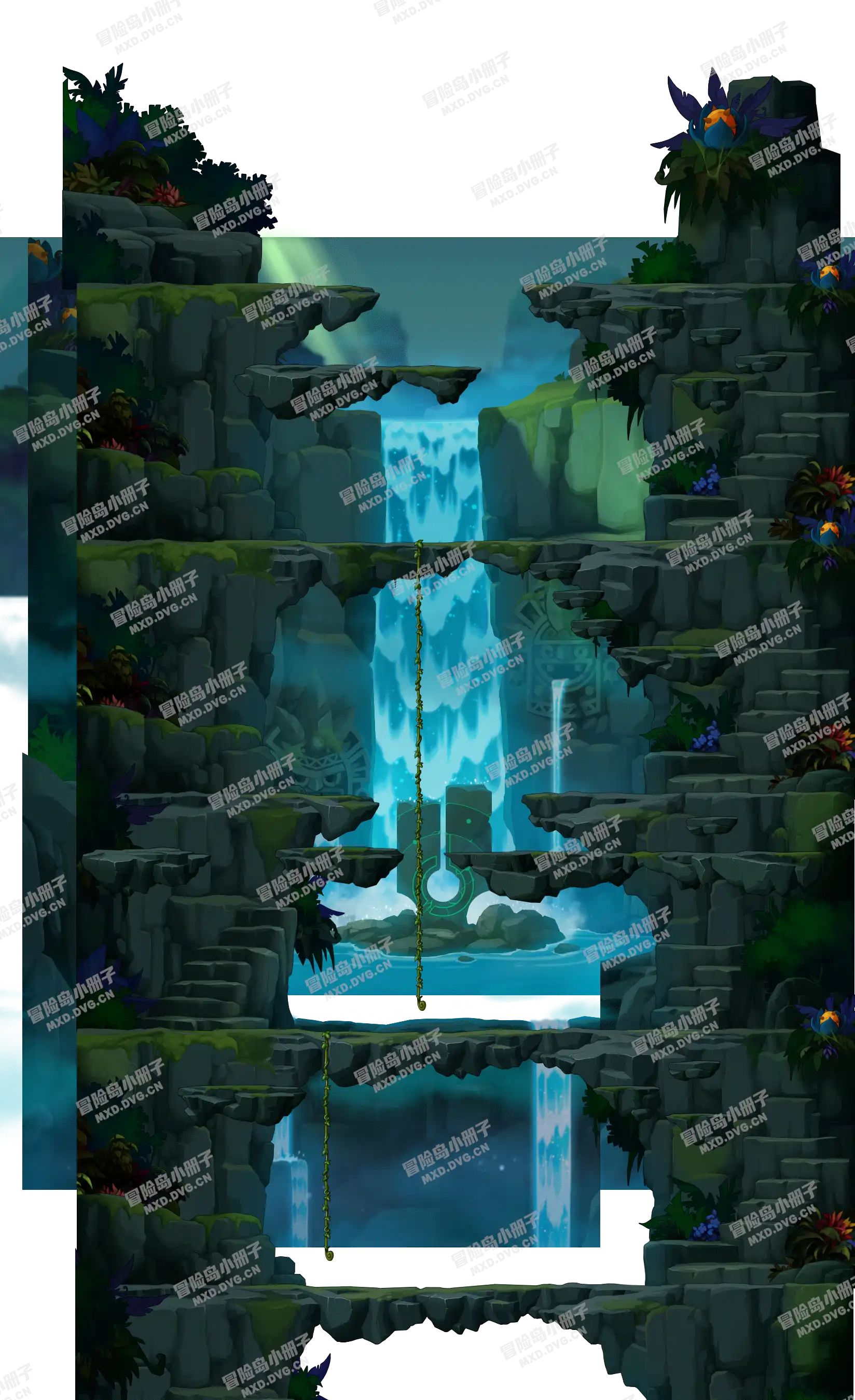 Where the Cliff Splits