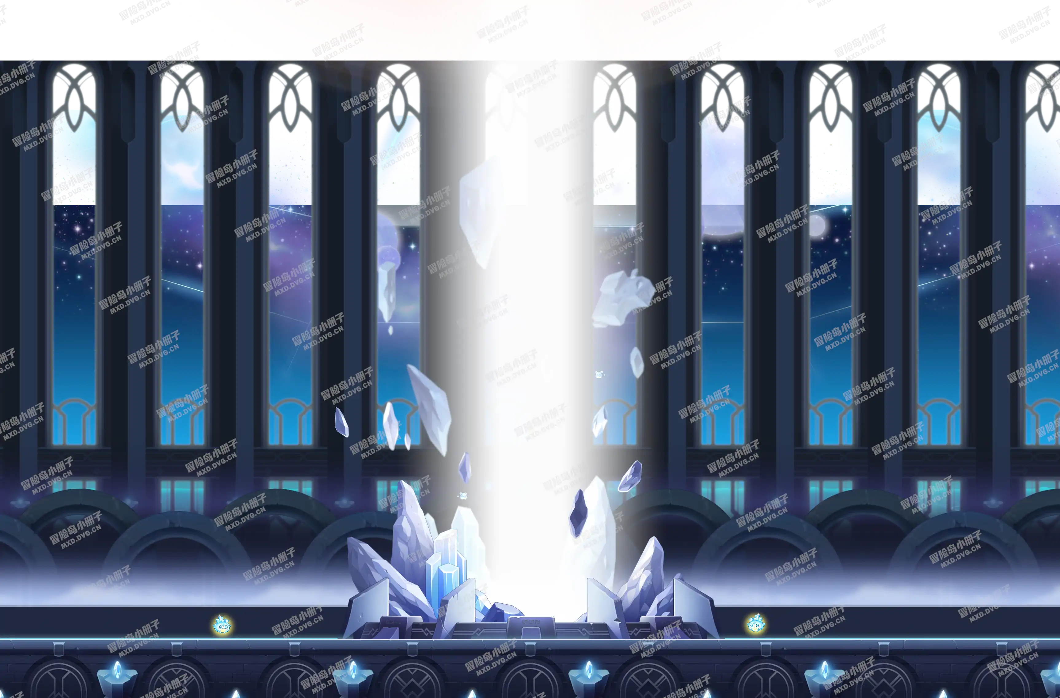 Inside Tres, the Pillar of Light