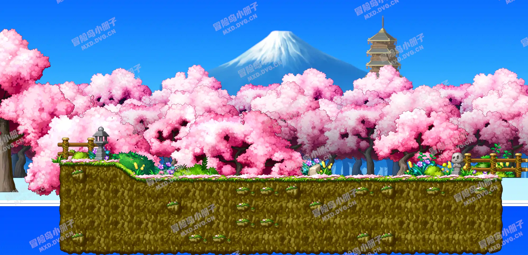 樱花山林