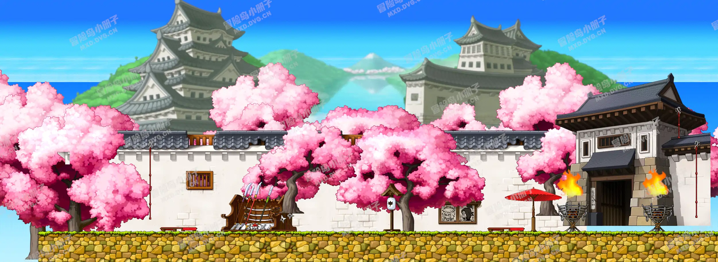 Outside Ninja Castle