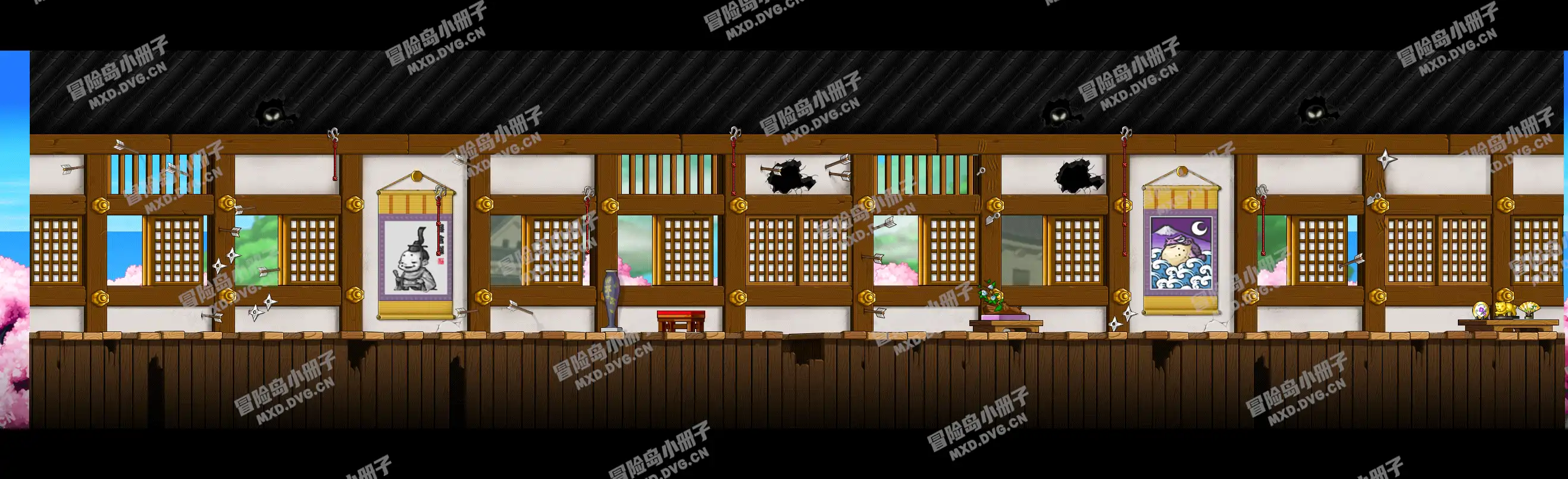 Ninja Castle Long Corridor <Of>