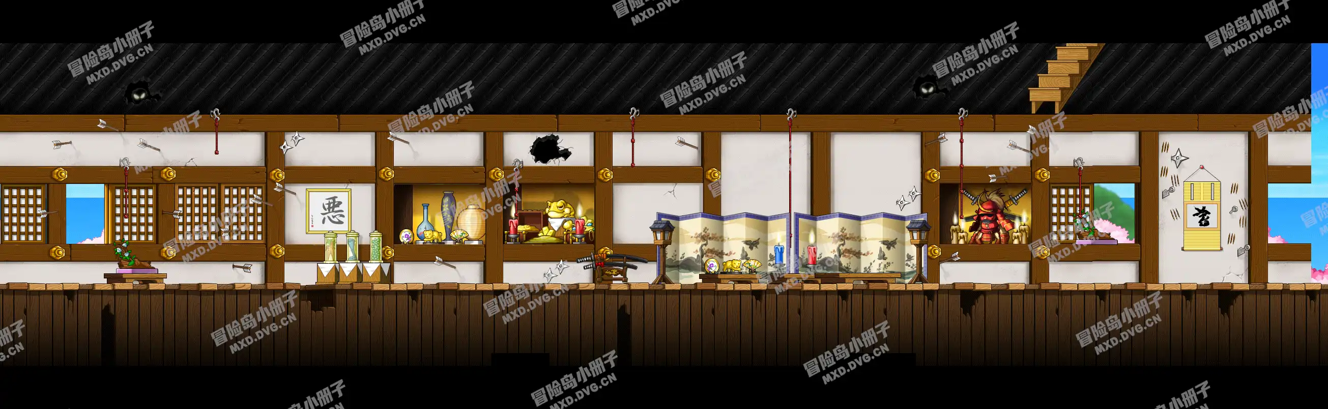 Ninja Castle Long Corridor <Daimyo>