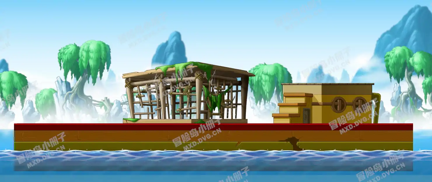 离开海盗船的路