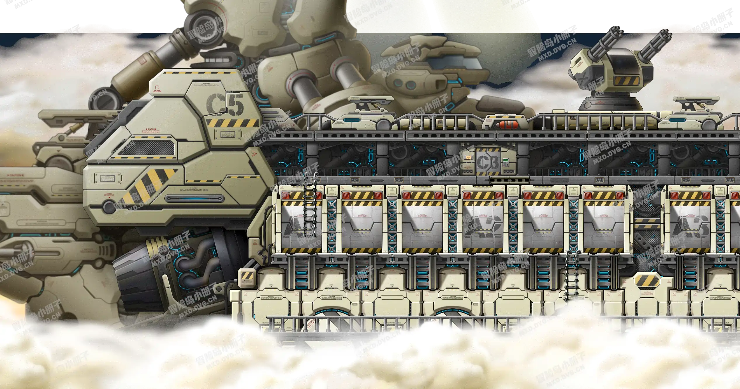第3阶段：天空战舰船头3