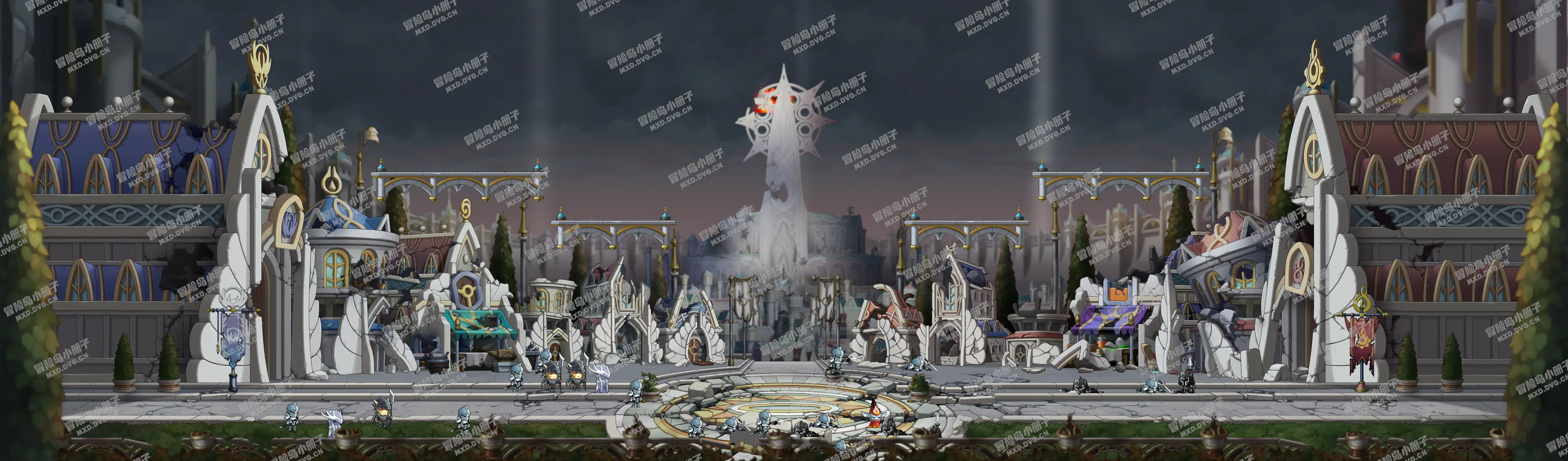 Destroyed Cernium Square