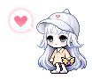 白帽女